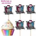 Monster High Şekilli Kürdan 10 Adet