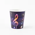 Müzik Temalı Karton Bardak (8 Adet)