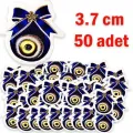 Nazar Boncuklu Sticker (Yapışkansız) 50 Adet