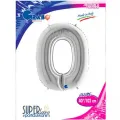 O Harf Folyo Balon – Gümüş – 100 cm (40 inch)