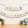 Okula Başlıyorum Yazısı Dekoratif Banner (200 cm)