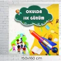 Okulda İlk Günüm Büyük Afişi (150x160 cm)