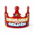 Okuluna Hoş Geldin Tacı (5 Adet)