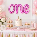 One Folyo Balon Pembe (38x110 cm)