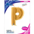 P Harf Folyo Balon – Gold – 100 cm (40 inch)