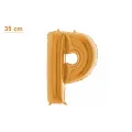 P Harf Folyo Balon – Gold – (35 cm - 16 inch)