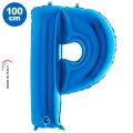 P Harf Folyo Balon – Mavi – 100 cm (40 inch)
