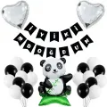 Panda Temalı Doğum Günü Süsleri Seti