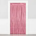Parlak Duvar ve Kapı Perdesi Pembe (100x200 cm)