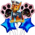 Paw Patrol Chase Folyo Balon Seti 5li