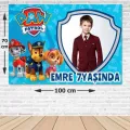 Paw Patrol Doğum Günü Parti Afişi 70*100 cm