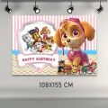 Paw Patrol Skye & Everest Doğum Günü Parti Afişi (108x155 cm)