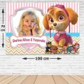 Paw Patrol Skye & Everest Doğum Günü Parti Afişi 70*100 cm
