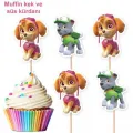 Paw Patrol Skye & Rocky Şekilli Kürdan (10 Adet)
