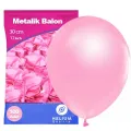 Pembe Balon Metalik 100 Adet