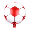 Kırmızı Beyaz Taraftar Folyo Balon (45 cm)