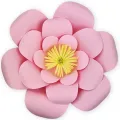 Pembe Kağıt Çiçek 1 Adet (30 cm)