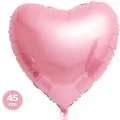 Pembe Kalp Folyo Balon (45 cm)