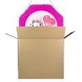 Pembe Kedi Pinyata 42 cm + Sopası