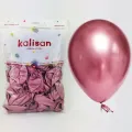 Pembe Krom Balon 50 Adet (30 cm)