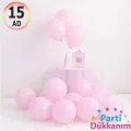 Pembe Makaron Balon 1 Adet 30 cm