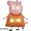 Peppa Pig Ailesi Folyo Folyo Balon Seti 4lü