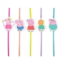 Peppa Pig Artistik Pipet 10 Adet