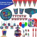 Pijamaskeliler 16 Kişilik FULL Parti Seti