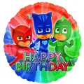 Pijamaskeliler Happy Birthday Folyo Balon (45 cm)