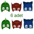 Pijamaskeliler Kağıt Maske (6 Adet)