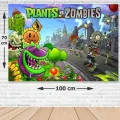 Plants vs Zombies Doğum Günü Parti Afişi 70x100 cm