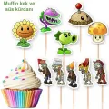 Plants vs Zombies Şekilli Kürdan 10 Adet