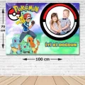Pokemon Doğum Günü Parti Afişi 70*100 cm