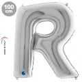 R Harf Folyo Balon – Gümüş – 100 cm (40 inch)