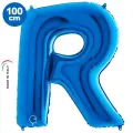 R Harf Folyo Balon – Mavi – 100 cm (40 inch)