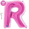 R Harf Folyo Balon – Pembe – 100 cm (40 inch)