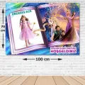 Rapunzel Kişiye Özel Parti Afişi 70*100 cm
