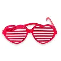 Retro Karışık Renkli Metalik Kalp Gözlük (1 Adet)