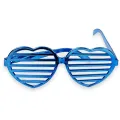 Retro Karışık Renkli Metalik Kalp Gözlük (1 Adet)
