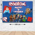 Roblox Doğum Günü Parti Afişi 70*100 cm
