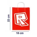 Roblox Kağıt Hediye Çantası 1 adet 18x22