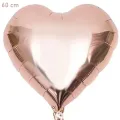 Rose Gold Kalp Folyo Balon (60 cm)