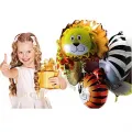 Safari Sevimli Hayvanlar Folyo Balon Seti (55-60 cm) 5 Adet