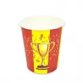 Sarı Kırmızı Karton Bardak 8 Adet
