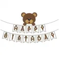 Sevimli Ayıcık Little Bear Happy Birthday Yazısı 2 Metre