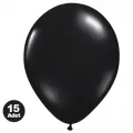 Siyah Pastel Balon (15 Adet)