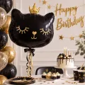 Siyah Kedi Folyo Balon (50x48 cm)