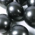 Siyah Krom Balon 5 Adet (30 cm)