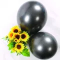 Siyah Krom Balon 5 Adet (30 cm)