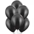 Siyah Metalik Balon (15 Adet)